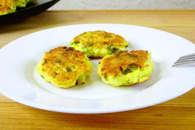 Сырники с зеленым луком
