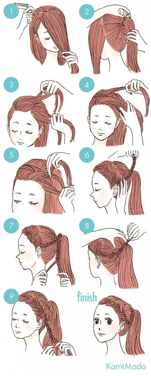 Несложные прически для девочек. Несложные прически на длинные волосы. Красивая и легкая прическа для девочки. Прически с распущенными волосами. Лёгкие причёски.