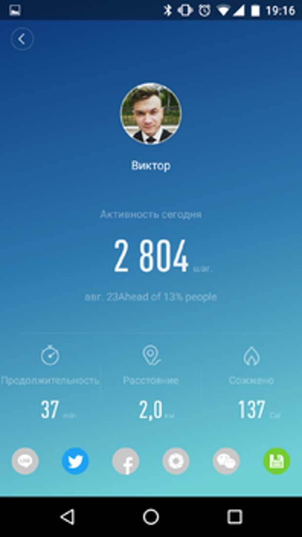 Xiaomi Mi Band 2: Mi Fit
