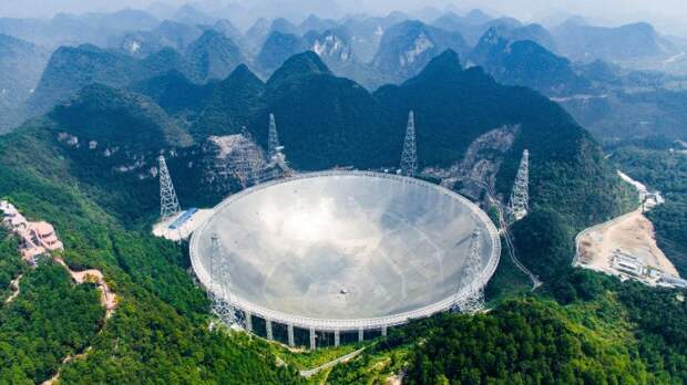 FAST телескоп помогает китайским астрономам познавать тайны космоса. /Фото: media.wired.com
