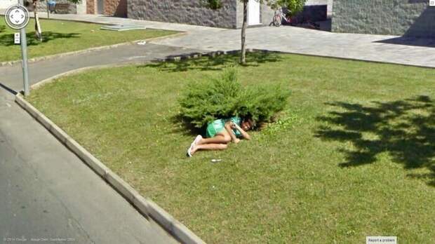 Засекли: убойные кадры с Google Maps Засекли: убойные кадры с Google Maps