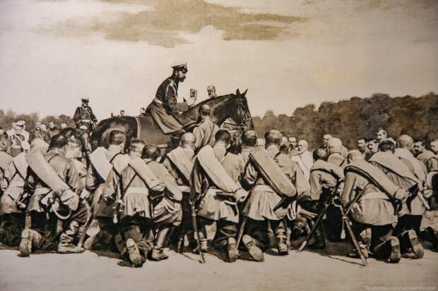 Vojska pered otpravkoj na Russko-Aponskuu vojnu, 1904 god. Foto znamenitogo peterburgskogo fotografa Karla Karlovica Bulla.