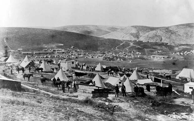 Английский лагерь под Севастополем интересное, история, крымская война, поражение, факты