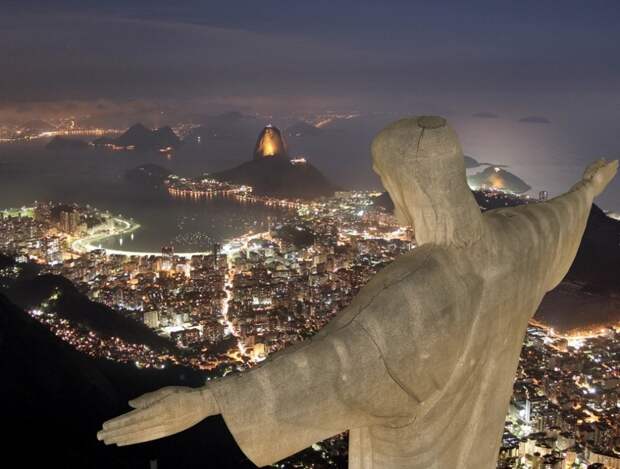 Гора Корковадо, Рио-де-Жанейро, Бразилия дух, захватывает, красота
