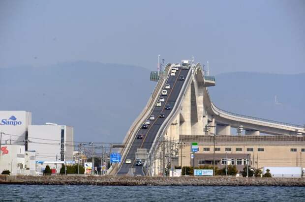 7. Мост Ишима Охаши, Япония опасные трассы, экстрим путешествие