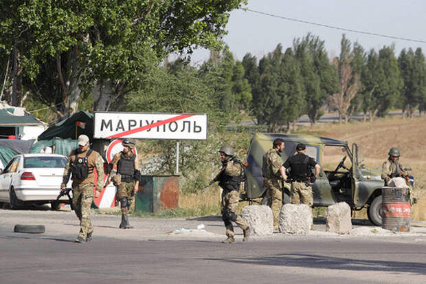 Бойцы батальона «Азов» 