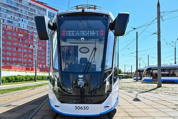 В Москве появился первый беспилотный трамвай