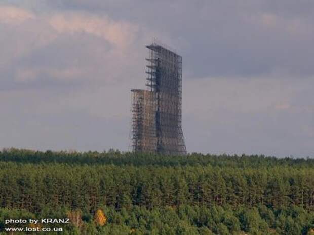 Антенны станции «Чернобыль-2»