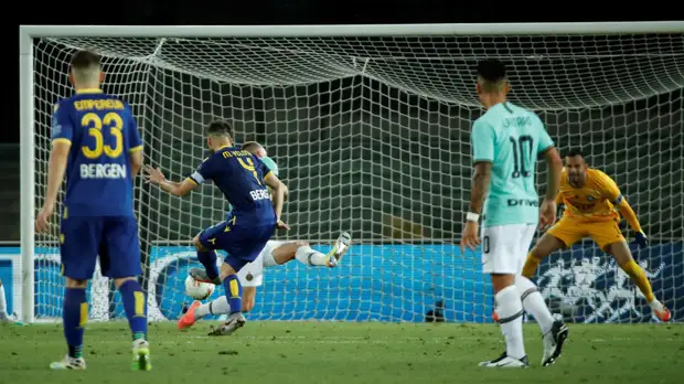 «Верона» сыграла вничью с «Интером» в 31-м туре Серии А