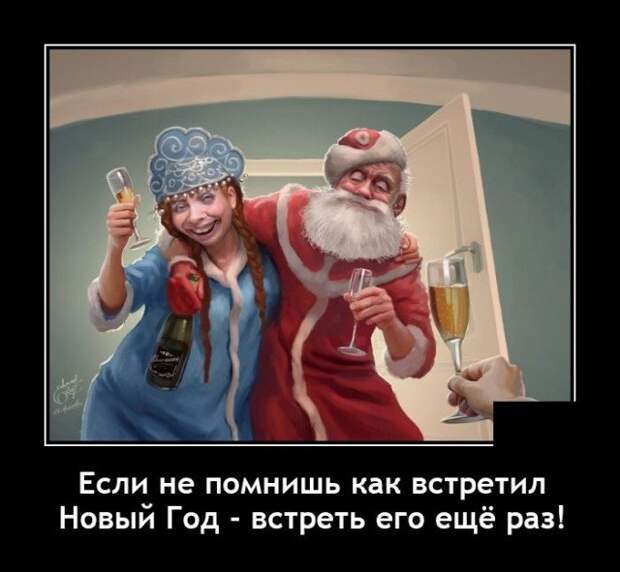 Демотиватор про Новый год