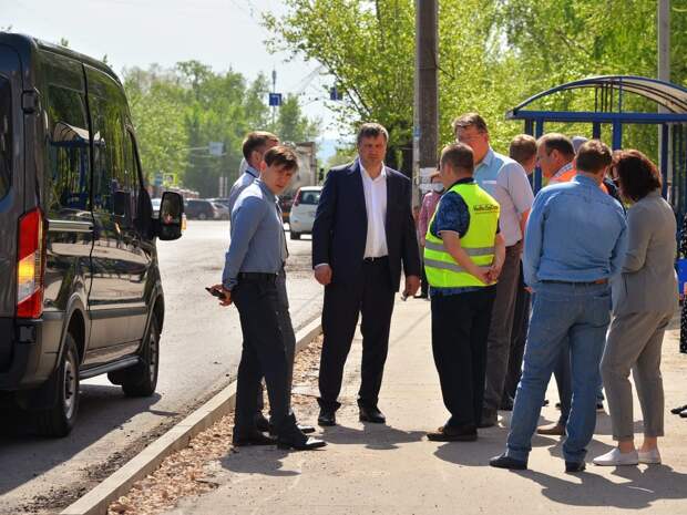Глава Дзержинска проверил выполнение работ по ремонту дорог