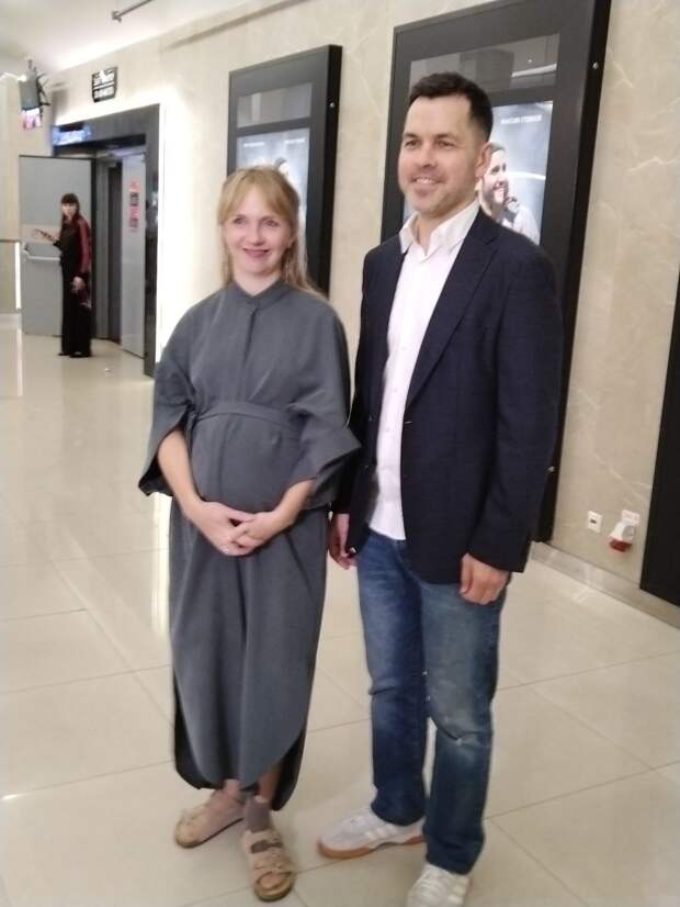 Актриса Алина Ходжеванова и продюсер Денис Ковалевский. Фото автора