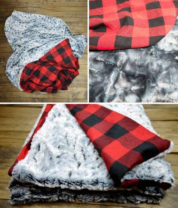 Двухстороннее покрывало своими руками - фото в клетку Как сшить покрывало своими руками - пошаговая инструкция