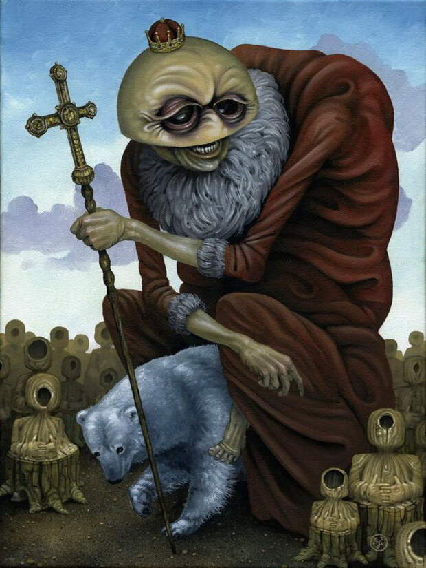 Странные существа на картинах Jeff Christensen