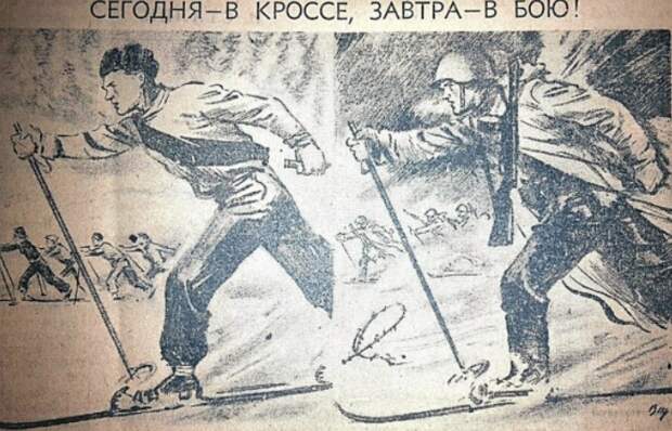 Лыжи для тренировки.