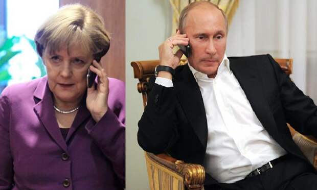 Путин и Меркель поговорили об Украине