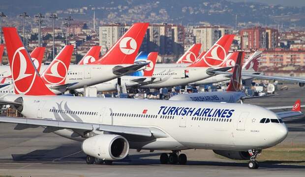 Turkish Airlines хотят возобновить полёты в Россию с 1 августа
