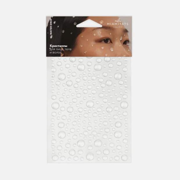Кристаллы на клейком слое Water Drop, Miamitats Crystal, 506 руб. («Золотое яблоко»)