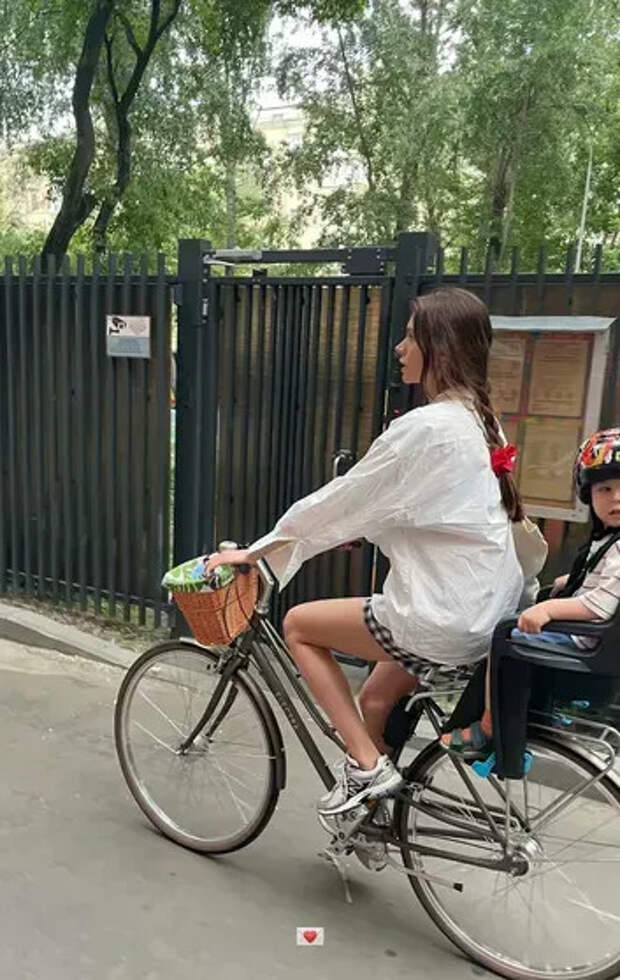 Диана Пожарская с сыном