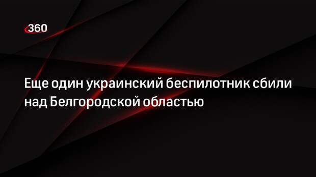 Минобороны: беспилотник ВСУ сбили в Белгородской области