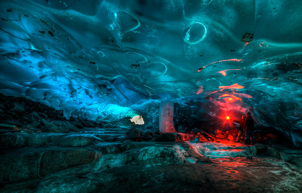 Incredible Alaskan ice cave