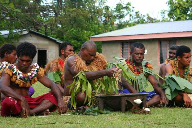 Кава - традиционный напиток, без которого на Фиджи не обходится ни одно событие