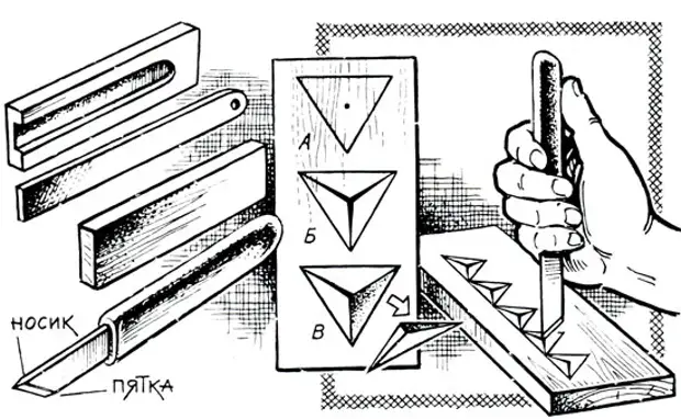 Нож для резьбы по дереву своими руками чертежи и размеры