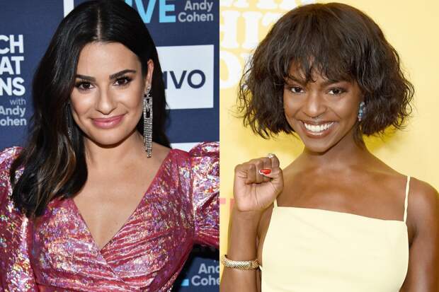 Lea Michele and Samantha Marie Ware | Photo Credits: Charles Sykes/Bravo/NBCU Photo Bank via Getty Images and Gregg DeGuire/Getty Images