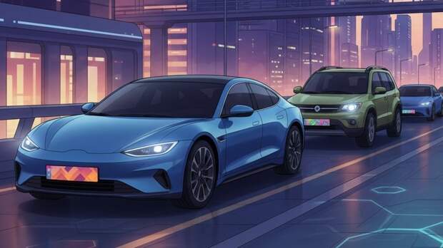 НАС предложил ввести цветные номера для электрокаров и беспилотных авто