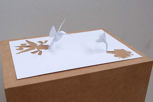 Single Piece of Paper 2 Скульптуры из одного листа бумаги