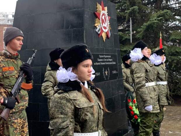 Кадеты из Северного почтили память героев битвы за Москву Фото: управа района Северный