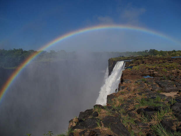 rainbow14 Радуга над самым большим водопадом в мире
