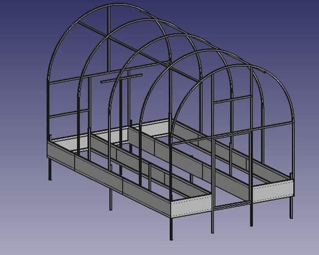 Теплица на Ардуино-Мега. arduino, 3d модель, умная техника, умный дом, теплица, Строительство, Огород, дача, видео, длиннопост