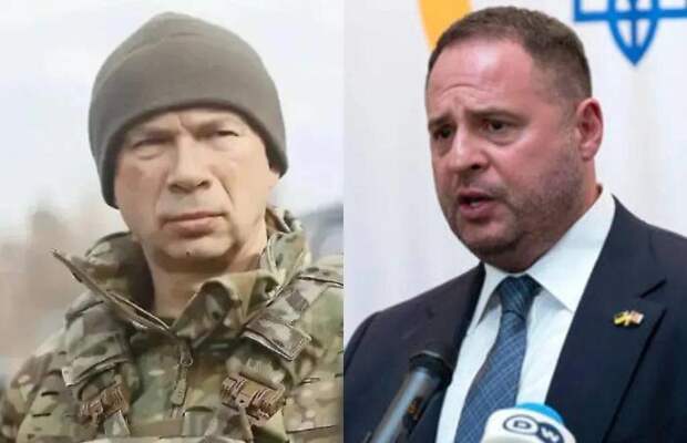 Александр Сырский и Андрей Ермак. Обложка © Минобороны Украины / ТАСС / AP / Jose Luis Magana