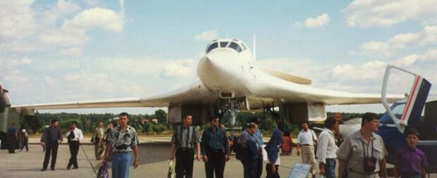 Ту-160 на авиасалоне МАКС 1997