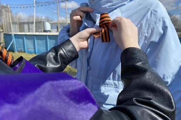 В Рассказовском округе стартовала акция "Георгиевская ленточка"