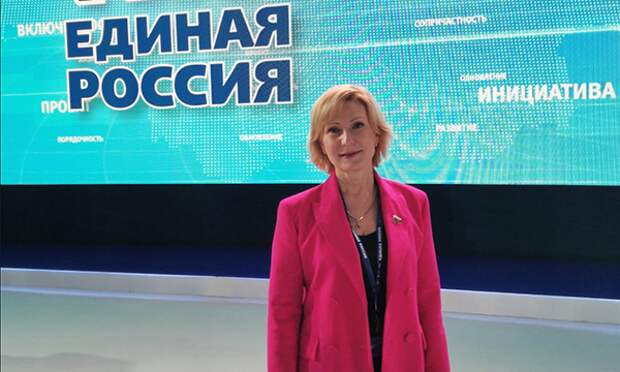 Инна Святенко. Фото: пресс-служба "ЕР"