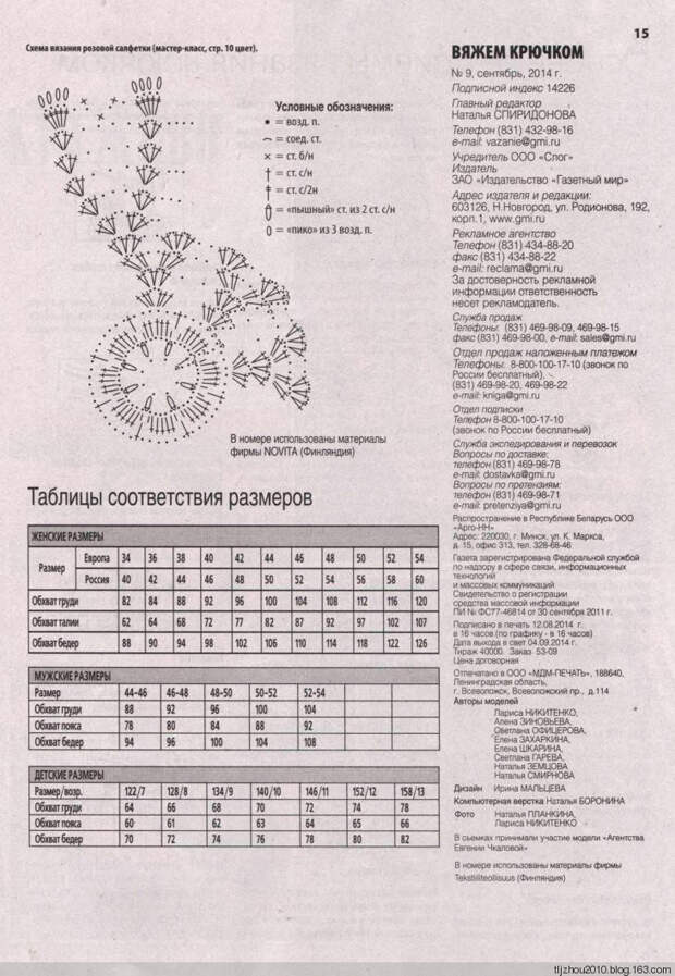 Вяжем крючком №9 2014 - 紫苏 - 紫苏的博客 Вяжем крючком №9 2014 - 紫苏 - 紫苏的博客
