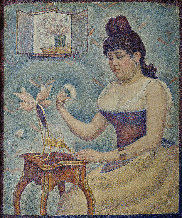 художник Жорж-Пьер Сёра (Georges-Pierre Seurat) картины – 07