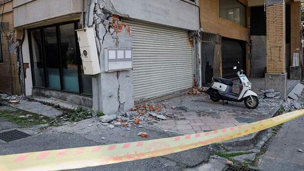 Землетрясение магнитудой 6,1 зафиксировали на Тайване