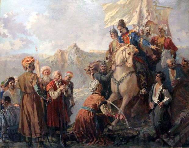 Давид Бек (Взятие крепости Зеву). 1945. Национальная галерея Армении