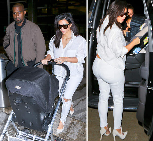 Kim Kardashian & Kanye West 