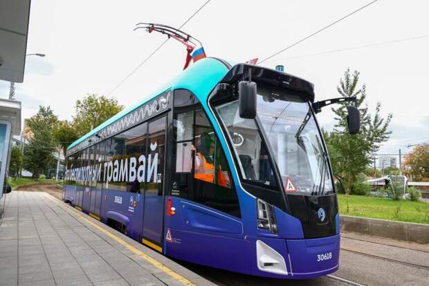 Беспилотный трамвай. Фото: Ярослав Чингаев/Агентство