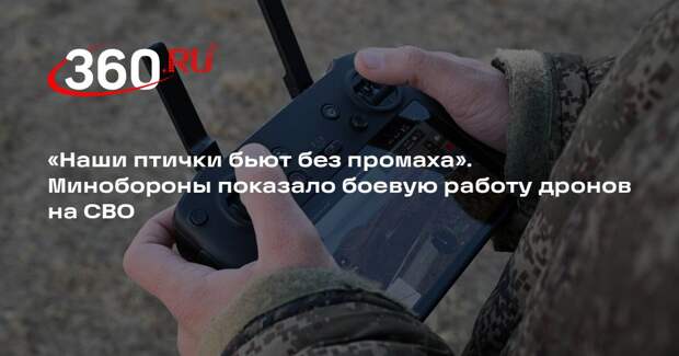 Минобороны: операторы БПЛА ударили по целям ВСУ в ДНР и двух областях