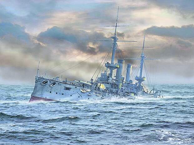 15 мая 1904 года минзаг «Амур» потопил японские броненосцы «Хацусэ» и «Ясима»