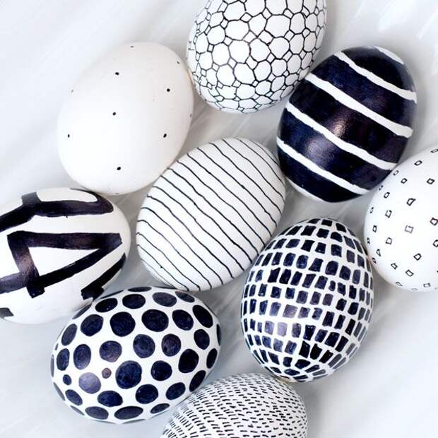 идеи пасхальных яиц как покрасить яйца на Пасху дизайн 2014 необычные варианты