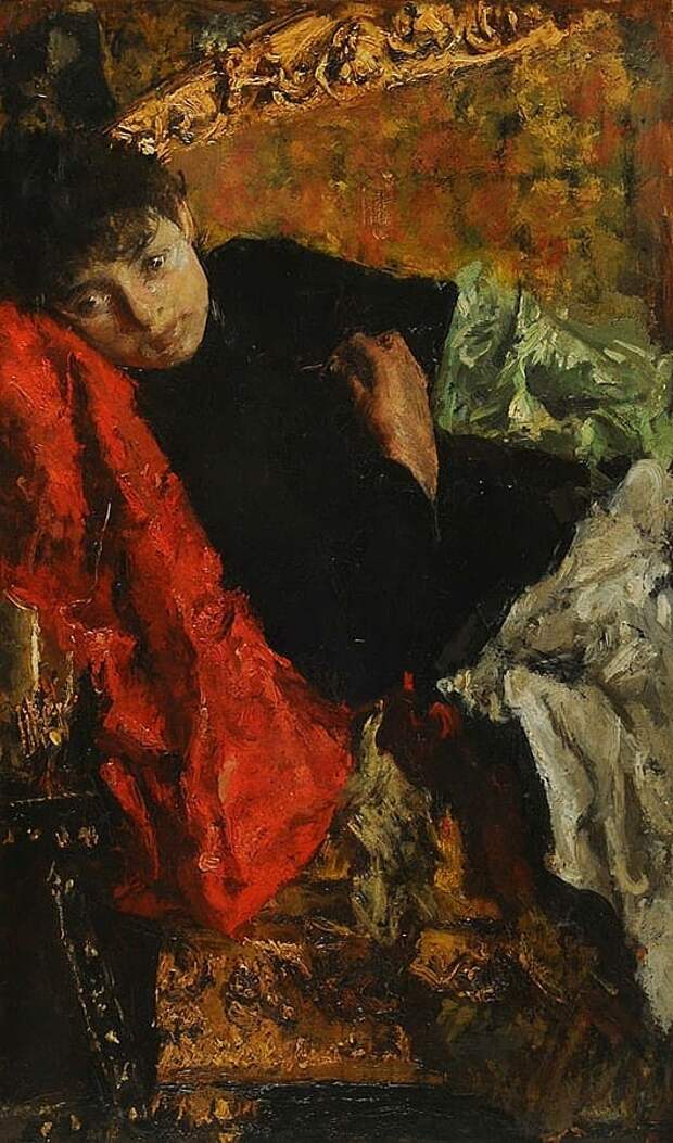 художник Антонио Манчини (Antonio Mancini) картины – 14