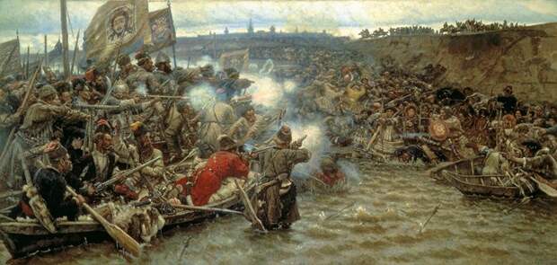 В. Суриков. Покорение Сибири Ермаком, 1895 В. Суриков. Покорение Сибири Ермаком, 1895