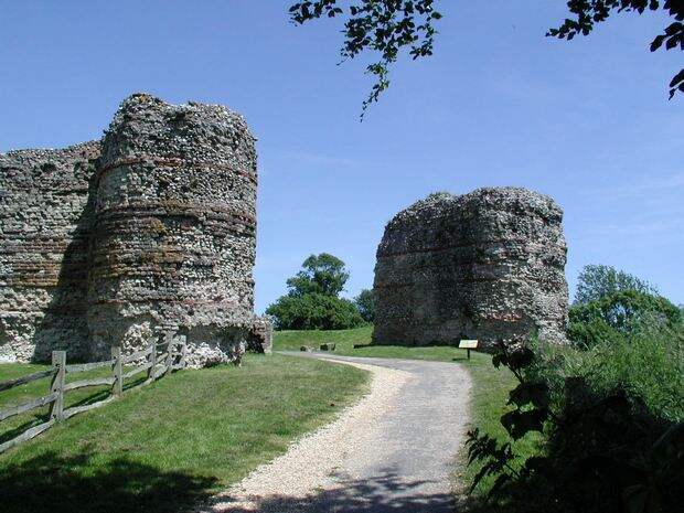Остатки римского форта на Саксонском Берегу
