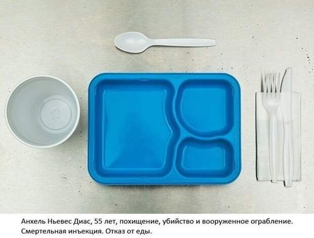 Последняя еда приговоренных к смертной казни еда, смерть, тюрьма, фото